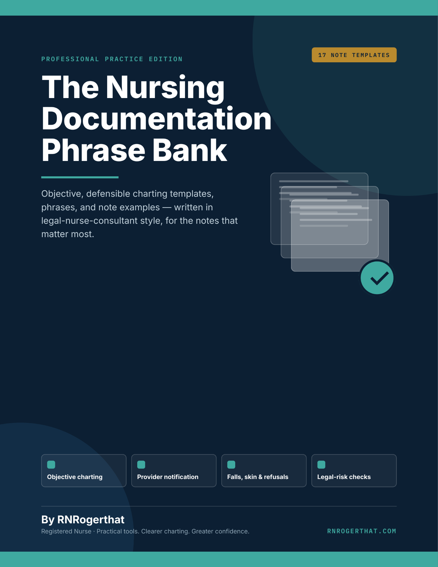 Nursing Documentation Phrase Bank: Professional Practice Edition cover
