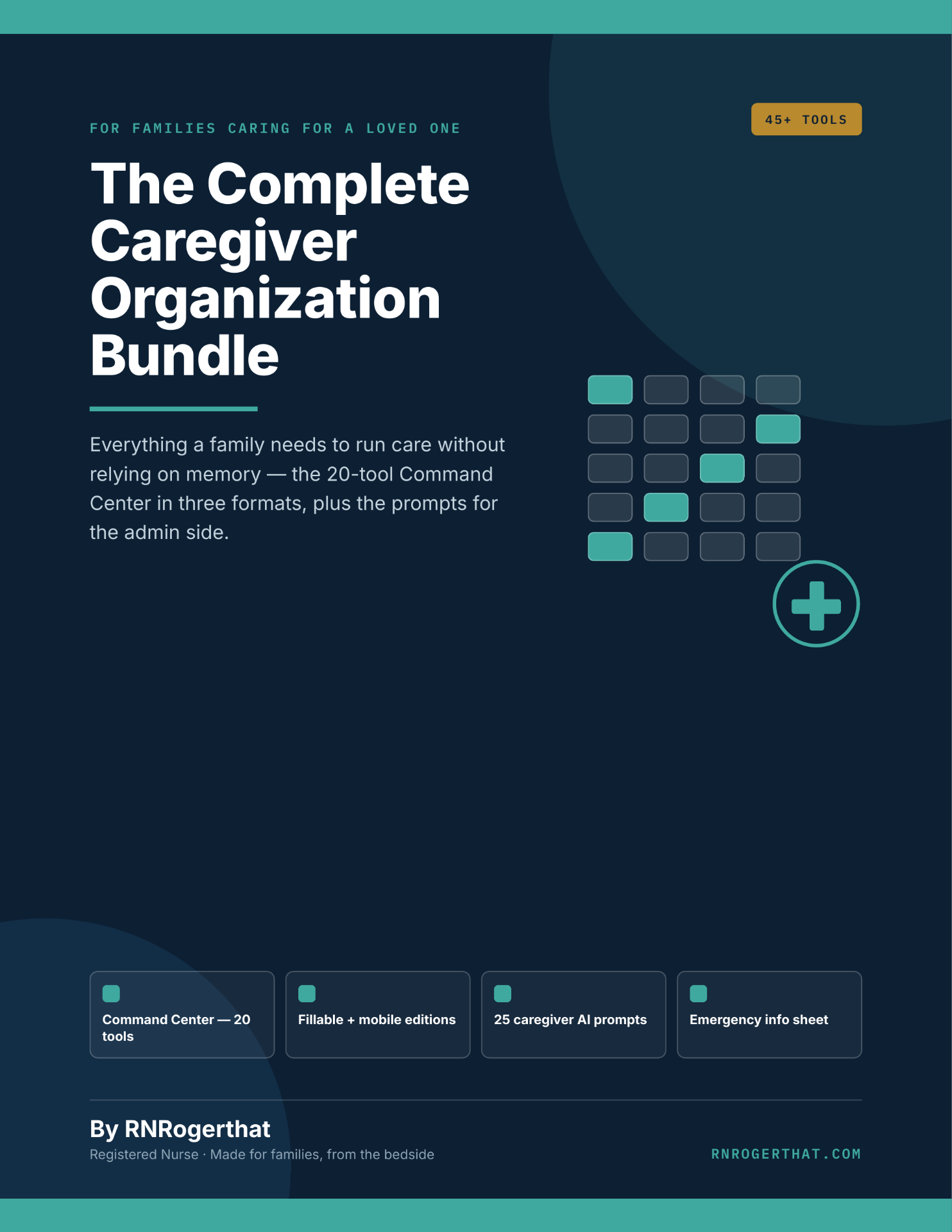 Complete Caregiver Organization Bundle cover