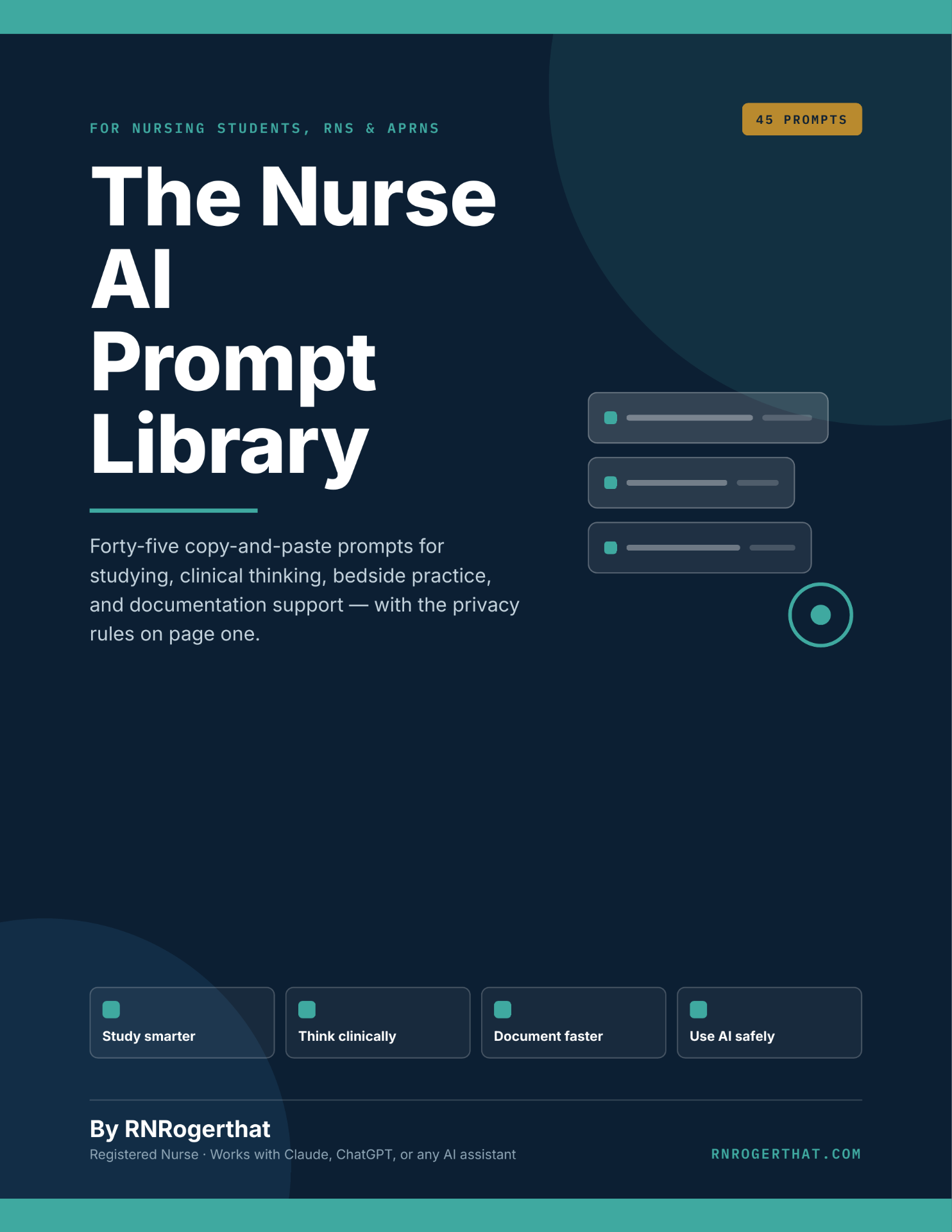 Nurse AI Prompt Library cover