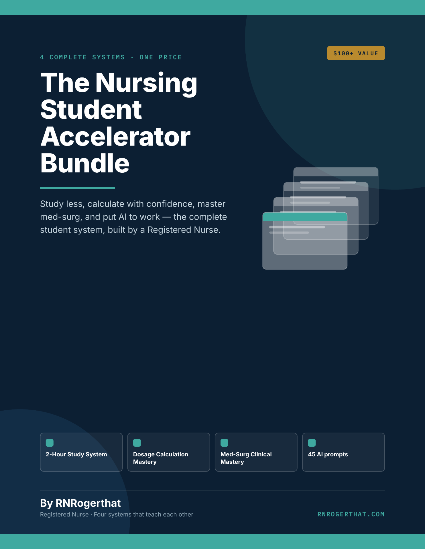 Nursing Student Accelerator Bundle cover